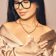 Collier Initiale Personnalisé | Bijou en Porcelaine Fait Main