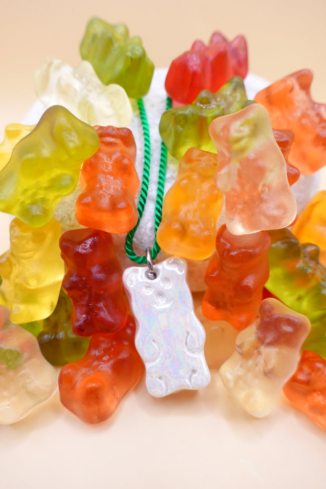 Collier Ourson en Porcelaine Fait Main | Bijou Enfant, Bébé
