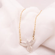 Collier Aigle en Porcelaine Fait Main | Bijou Bohème Chic Femme