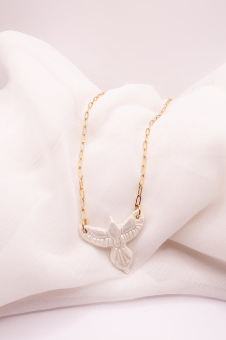 Collier Aigle en Porcelaine Fait Main | Bijou Bohème Chic Femme