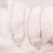 Collier Aigle en Porcelaine Fait Main | Bijou Bohème Chic Femme