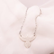 Collier Aigle en Porcelaine Fait Main | Bijou Bohème Chic Femme
