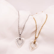 Collier Cœur «parce que je t’aime»
