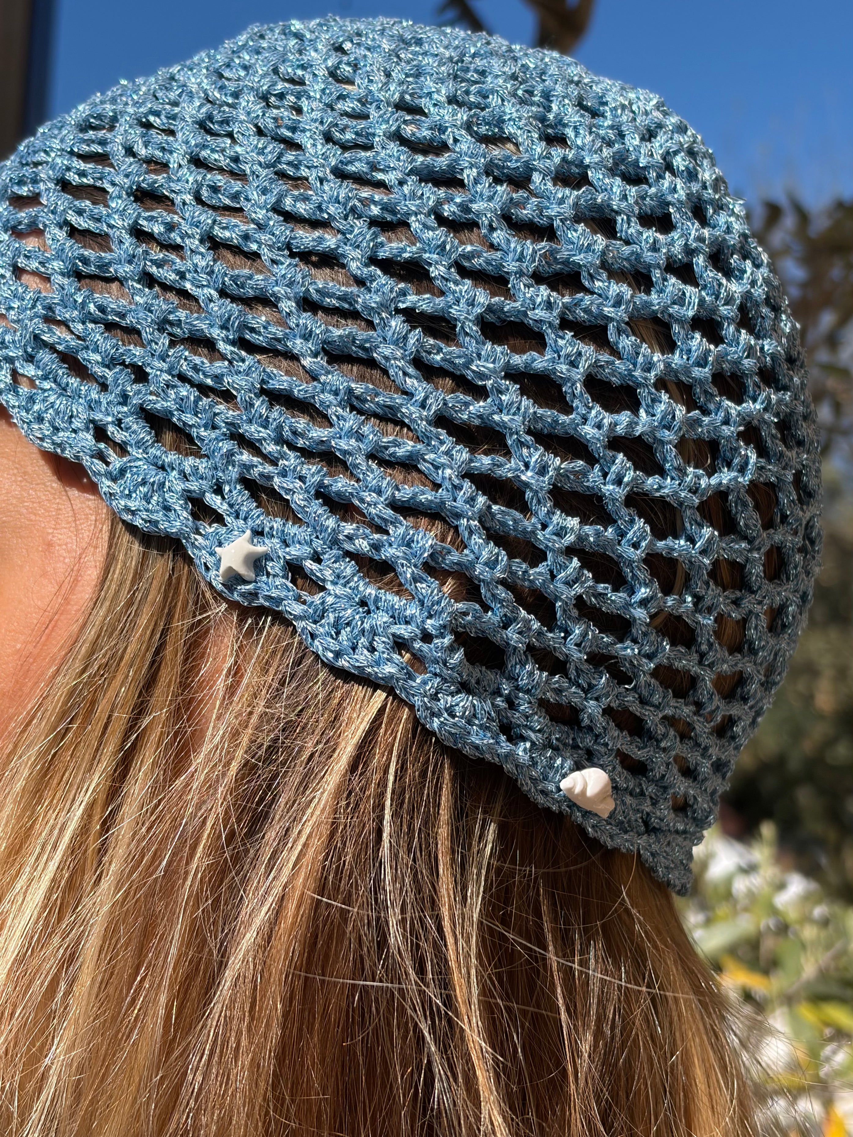 Bonnet en Crochet avec Coquillages
