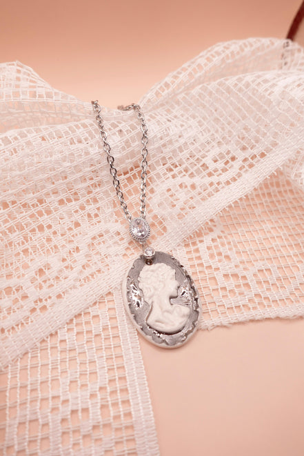 Sautoir Angèle platine