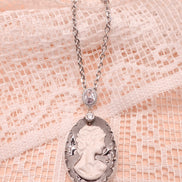 Sautoir Angèle platine