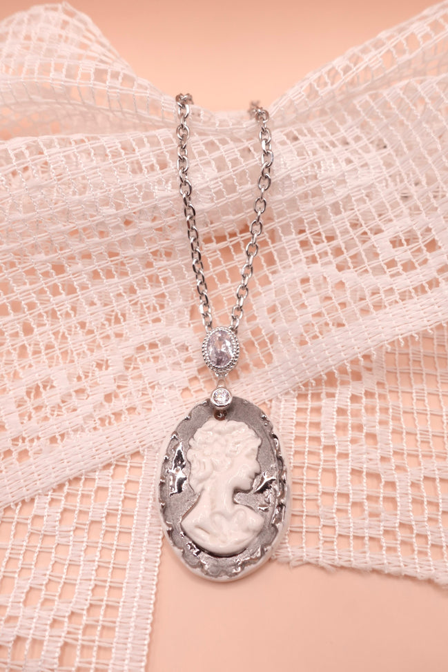 Sautoir Angèle platine