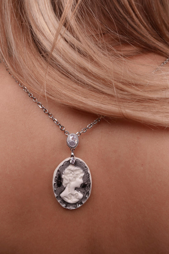 Sautoir Angèle platine