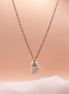 Collier petit cœur doré