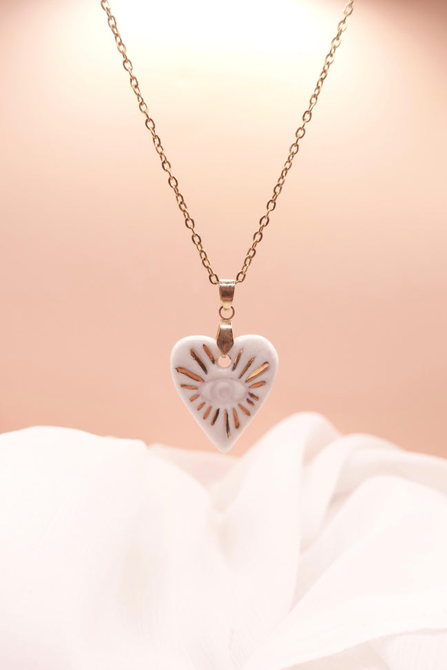 Ras de cou cœur or «parce que je t’aime»