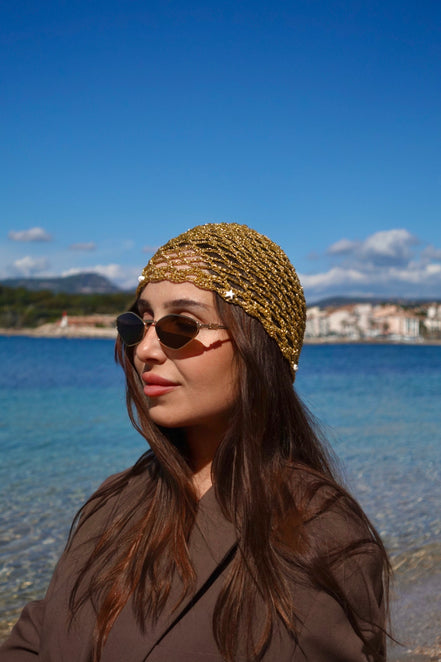 Bonnet en Crochet avec Coquillages