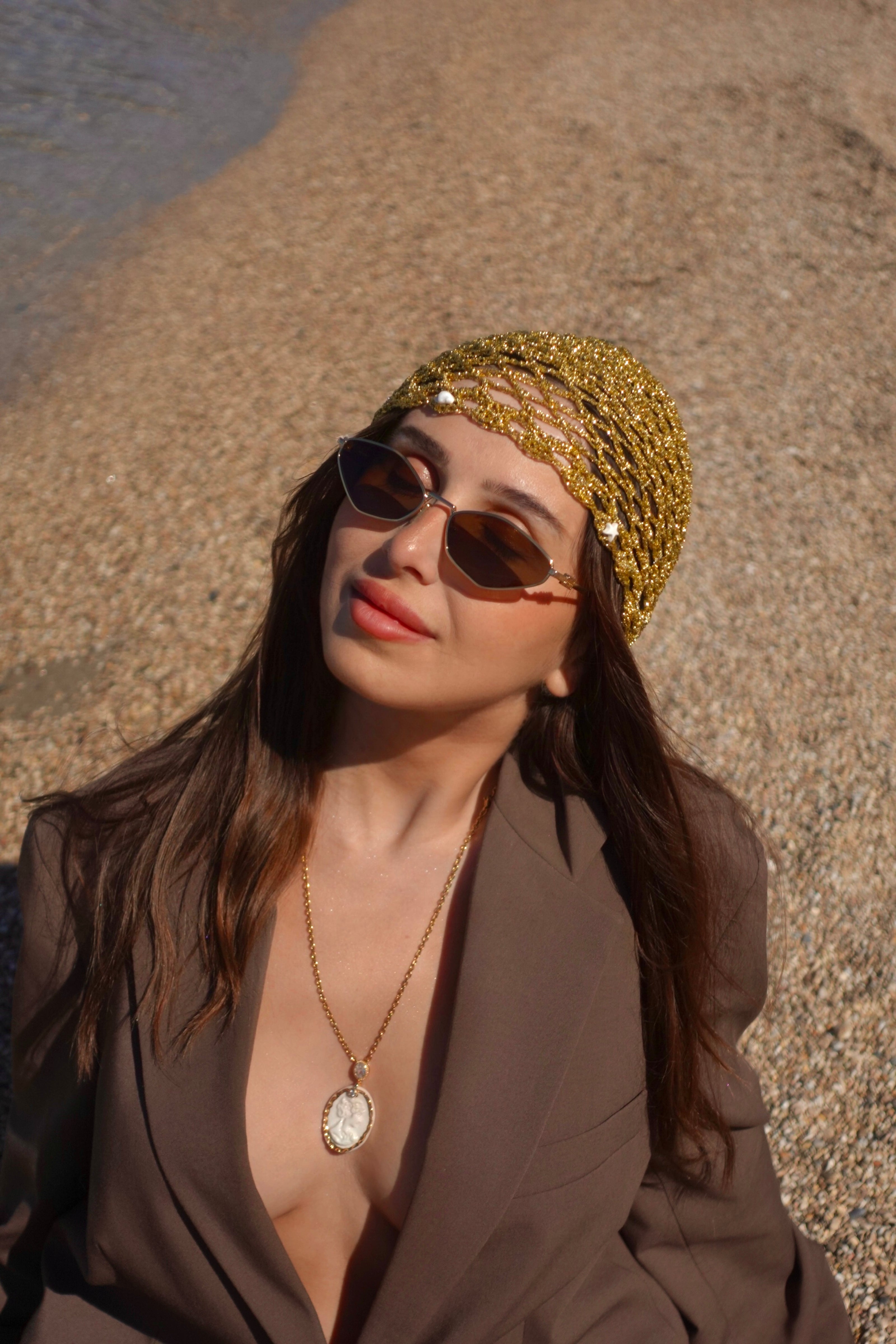 Bonnet en Crochet avec Coquillages