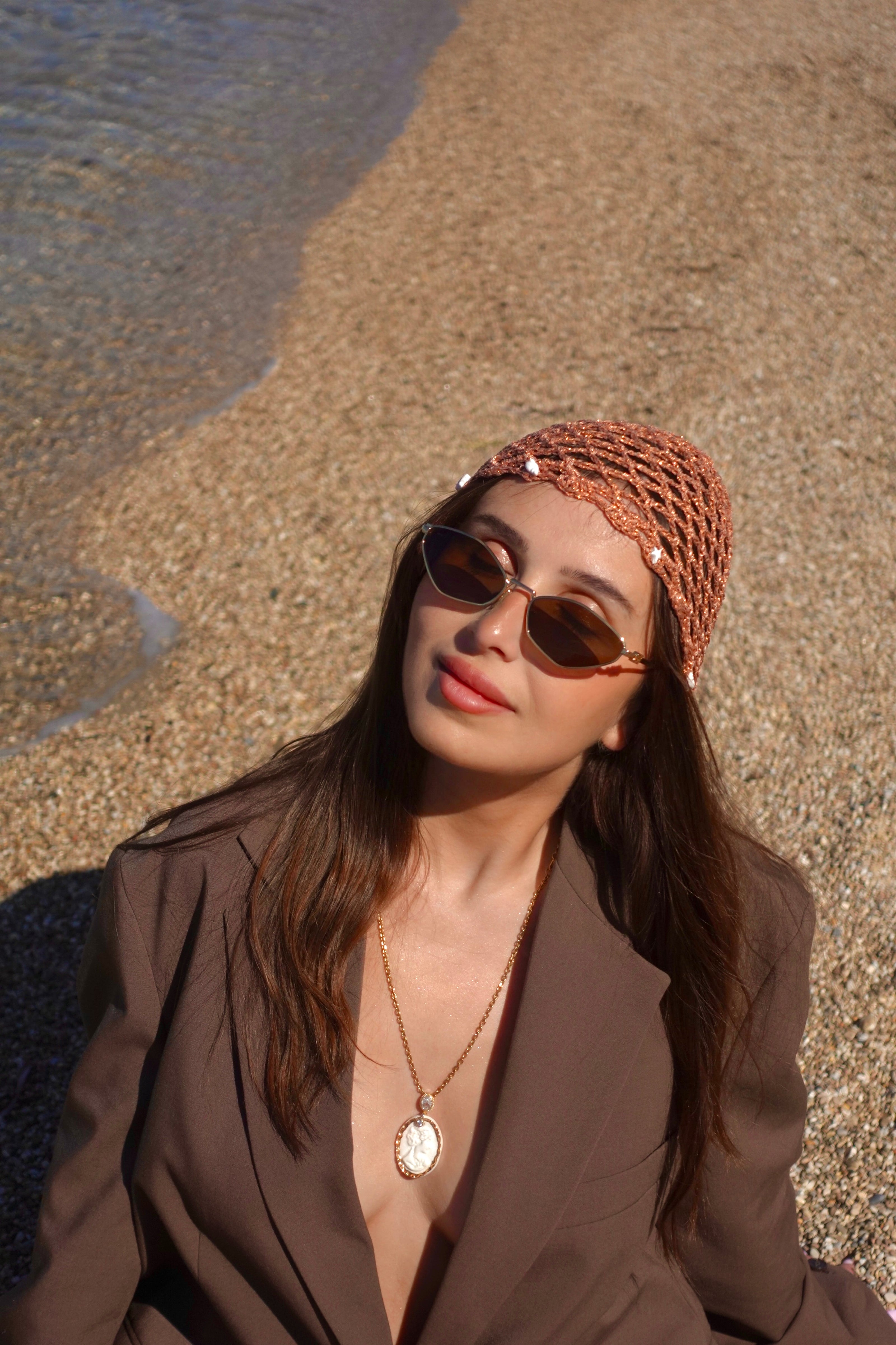 Bonnet en Crochet avec Coquillages
