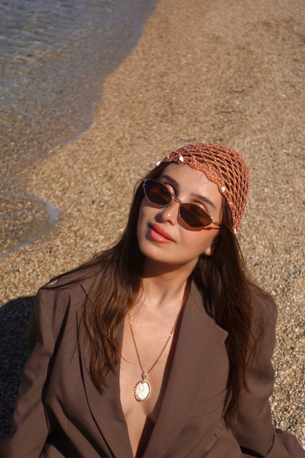 Bonnet en Crochet avec Coquillages