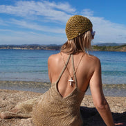 Bonnet en Crochet avec Coquillages