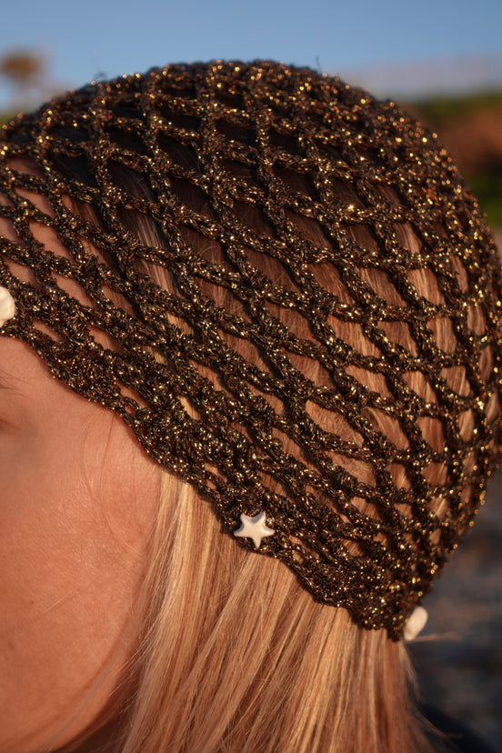 Bonnet en Crochet avec Coquillages