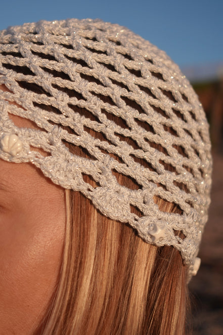 Bonnet en Crochet avec Coquillages