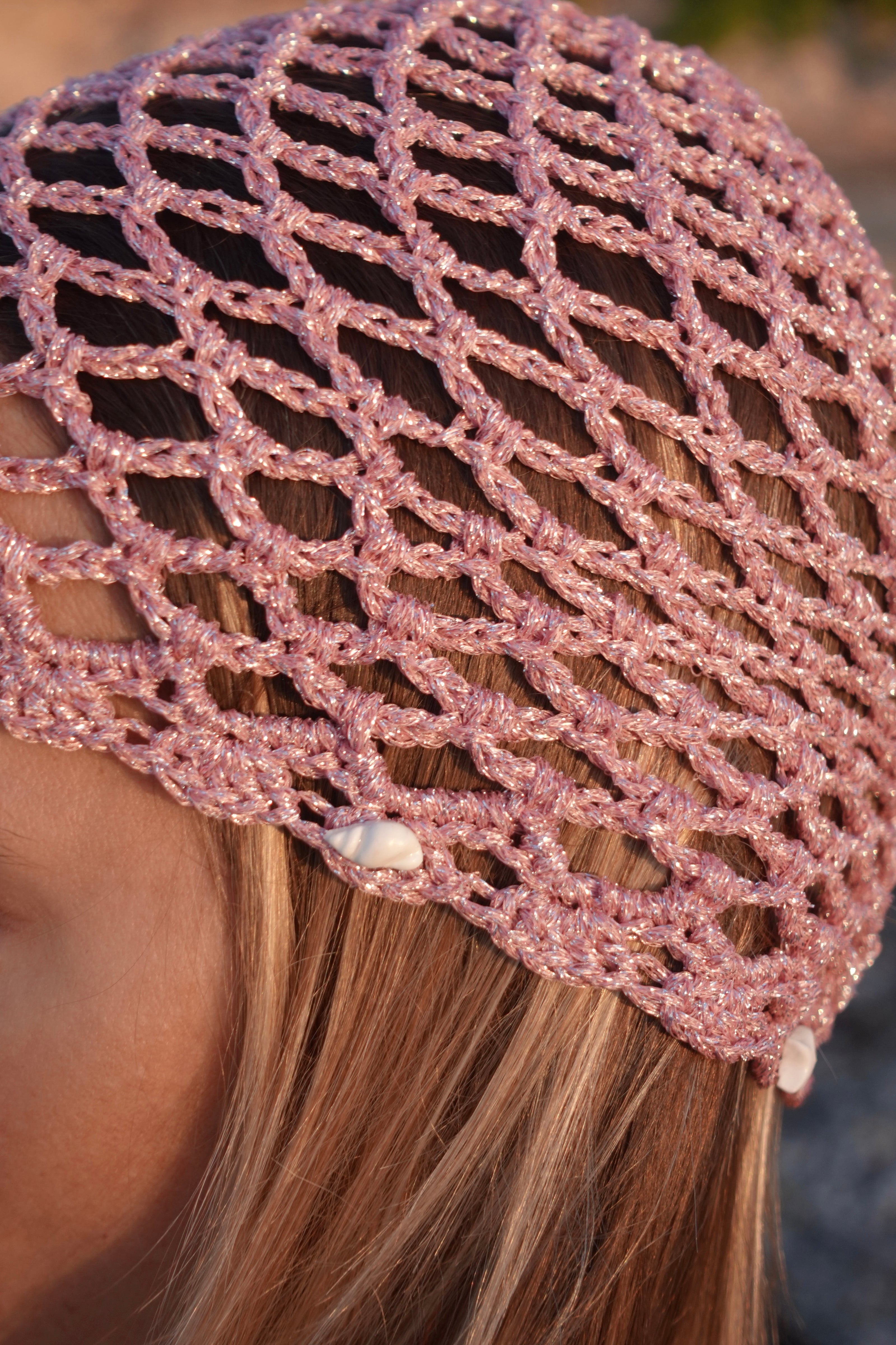 Bonnet en Crochet avec Coquillages