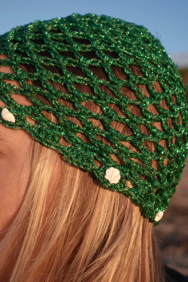 Bonnet en Crochet avec Coquillages