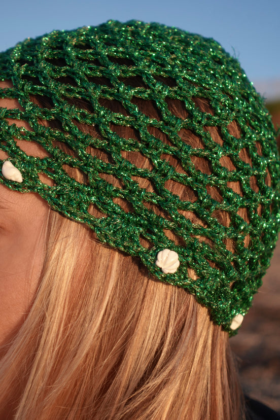 Bonnet en Crochet avec Coquillages