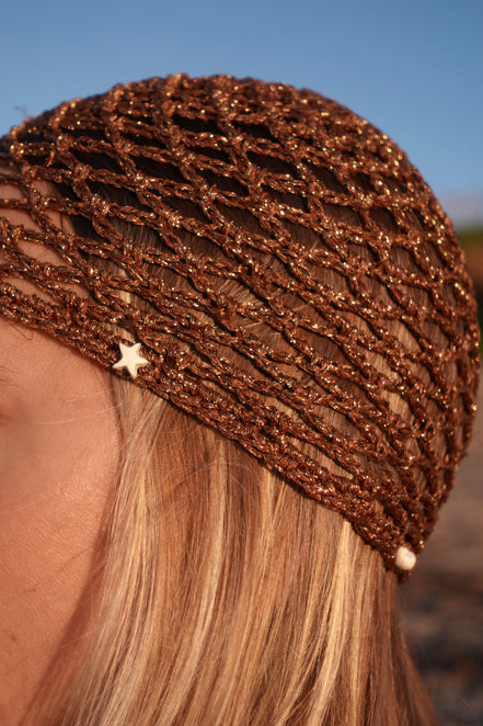Bonnet en Crochet avec Coquillages