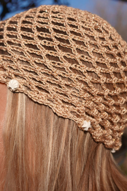 Bonnet en Crochet avec Coquillages