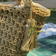 Sac cabas crochet fait main | Sac artisanal marocain | Maison Lomainlou