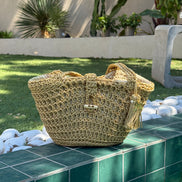 Sac cabas crochet fait main | Sac artisanal marocain | Maison Lomainlou