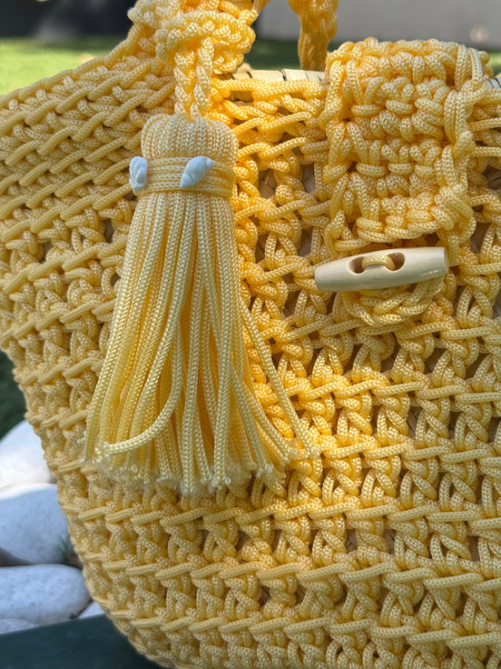 Sac cabas crochet fait main | Sac artisanal marocain | Maison Lomainlou