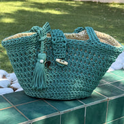 Sac cabas crochet fait main | Sac artisanal marocain | Maison Lomainlou