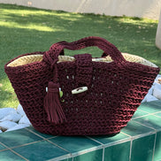 Sac cabas crochet fait main | Sac artisanal marocain | Maison Lomainlou