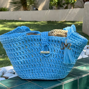 Sac cabas crochet fait main | Sac artisanal marocain | Maison Lomainlou