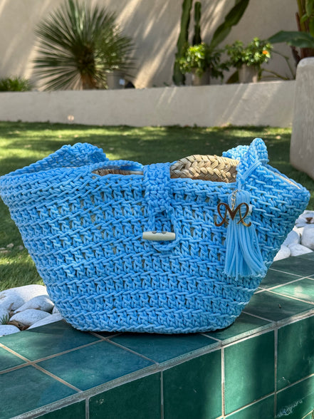 Sac cabas crochet fait main | Sac artisanal marocain | Maison Lomainlou