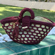 Sac cabas crochet fait main | Sac artisanal marocain | Maison Lomainlou