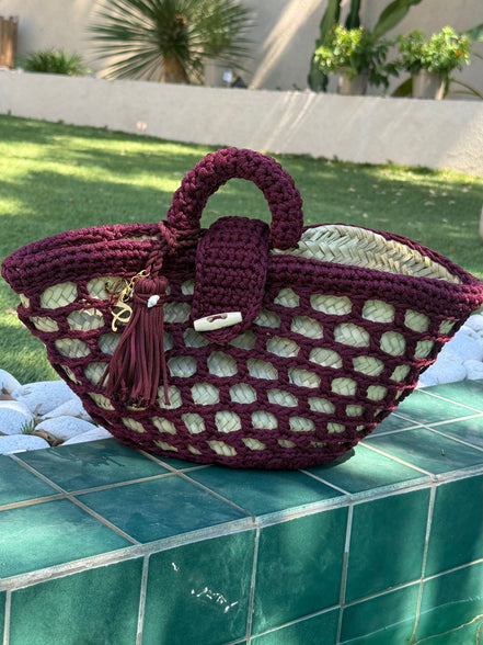 Sac cabas crochet fait main | Sac artisanal marocain | Maison Lomainlou