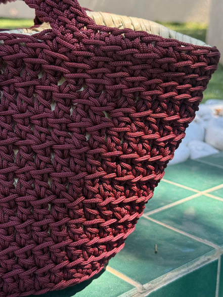 Sac cabas crochet fait main | Sac artisanal marocain | Maison Lomainlou