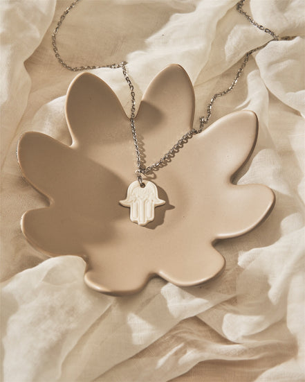 Sautoir Fatma argent